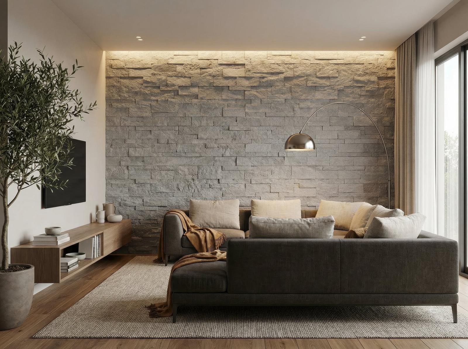 Impex Stone - Mega Mont Blanc - Pierre naturelle en panneaux - 60 x 22,5 cm - Boîte 4,36 pi²