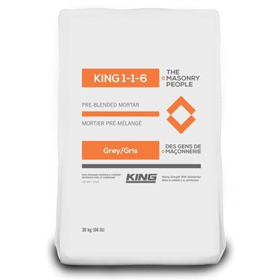Impex Stone - Mortier King 1-1-6 Gris - 66lbs - Ceramed