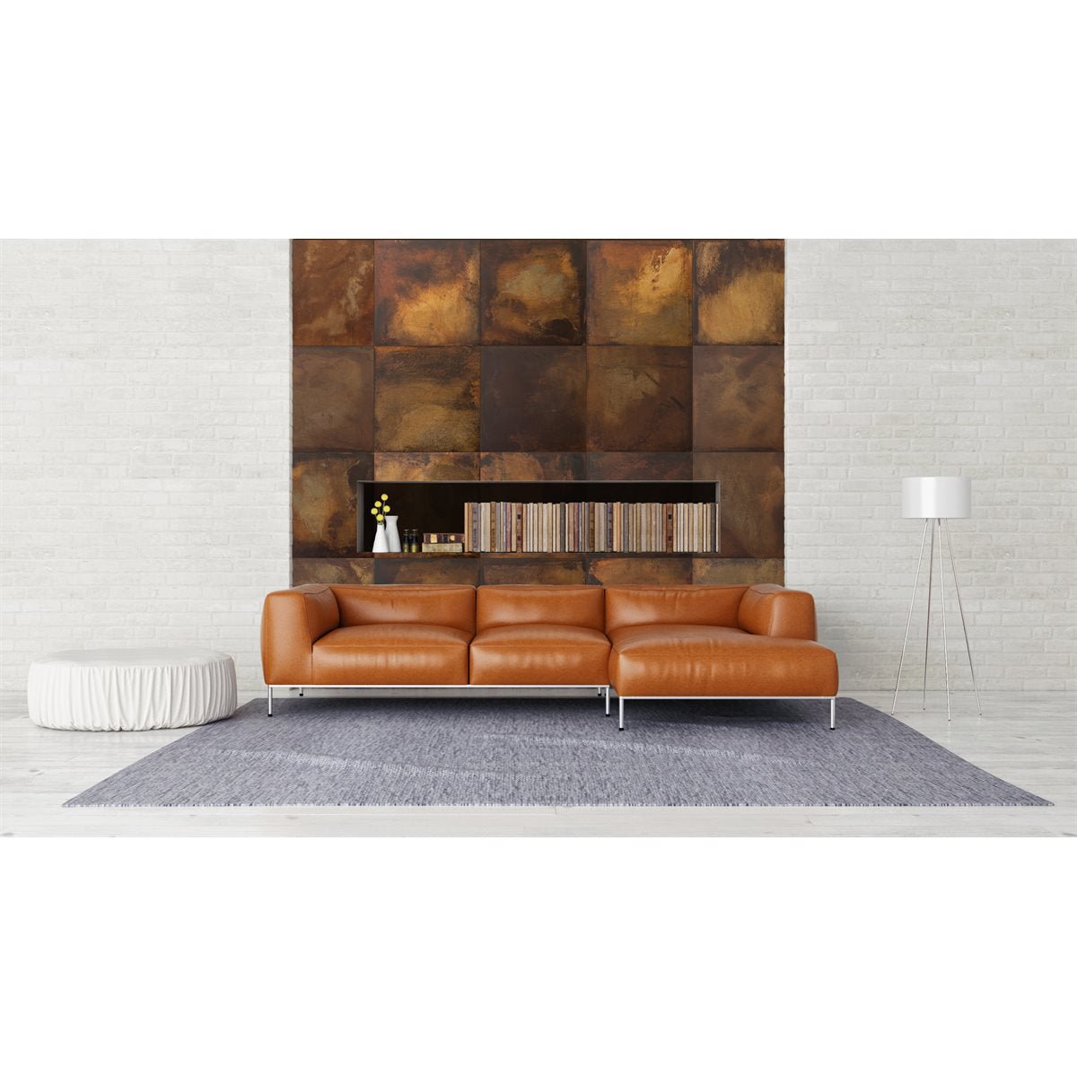 Impex Stone - Tuile de métal Orbit - 3.9 pi² / boîte - Ceramed