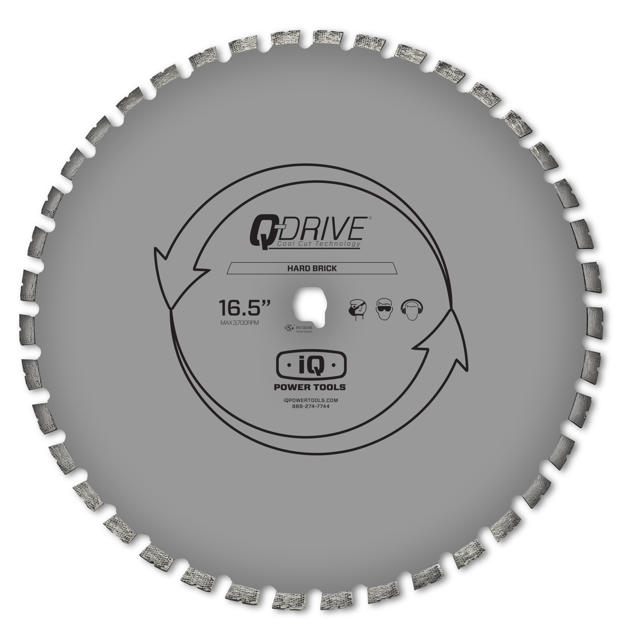 iQ Power Tools - Lame à matériaux semi-dur 16.5" Q-Drive