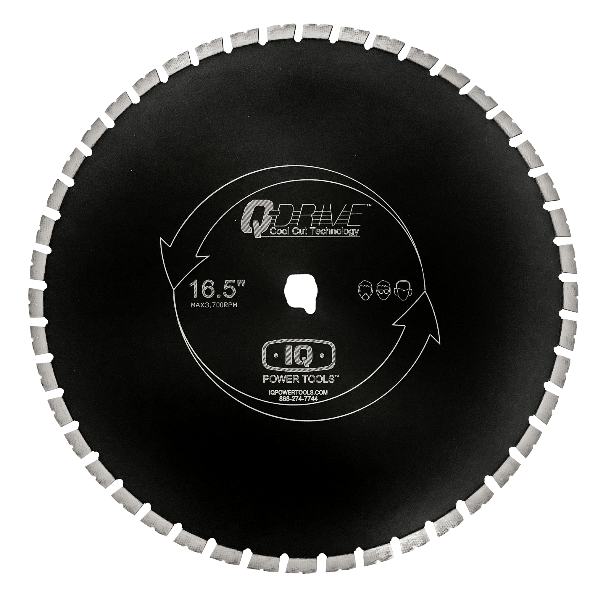 iQ Power Tools - Q-Drive Lame 16.5" semi-souple avec noyeau silencieux