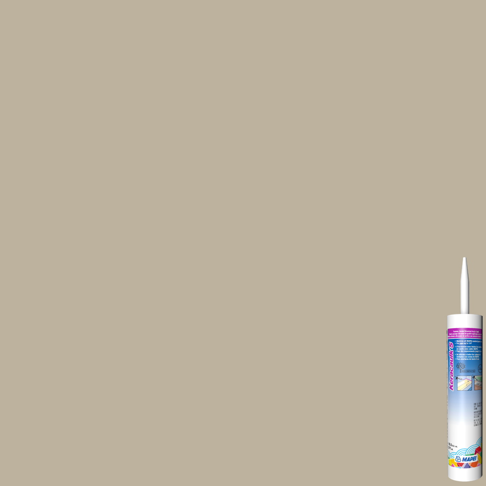 Mapei - Keracaulk S Scellant acrylique siliconisé avec sable #5039 Ivoire 311 mL