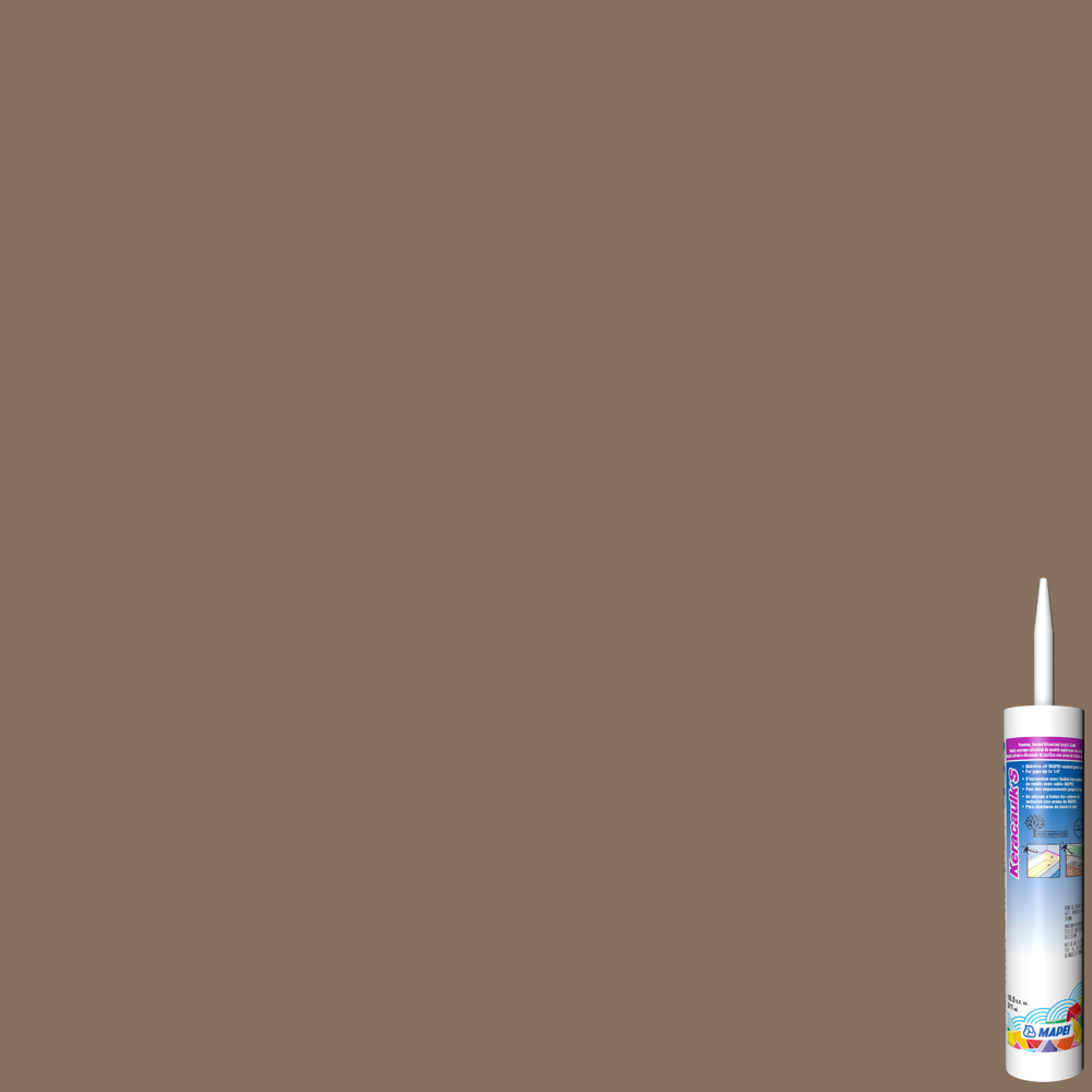 Mapei - Keracaulk S Scellant acrylique siliconisé avec sable #5042 Moka 311 mL