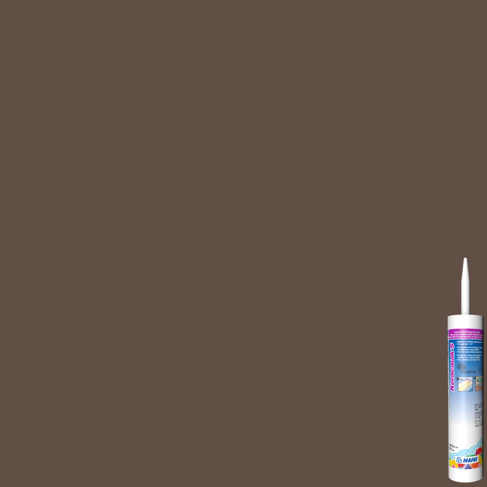 Mapei - Keracaulk S Scellant acrylique siliconisé avec sable #5079 Cacao 311 mL
