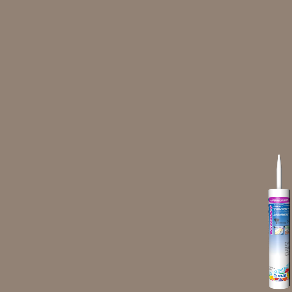 Mapei - Keracaulk S Scellant acrylique siliconisé avec sable #5106 Noyer 311 mL
