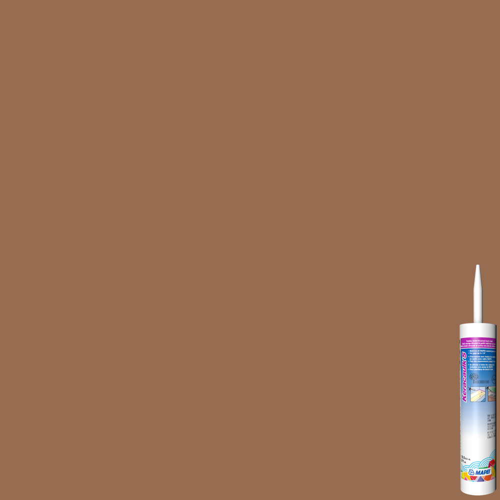 Mapei - Keracaulk S Scellant acrylique siliconisé avec sable #5110 Caramel 311 mL