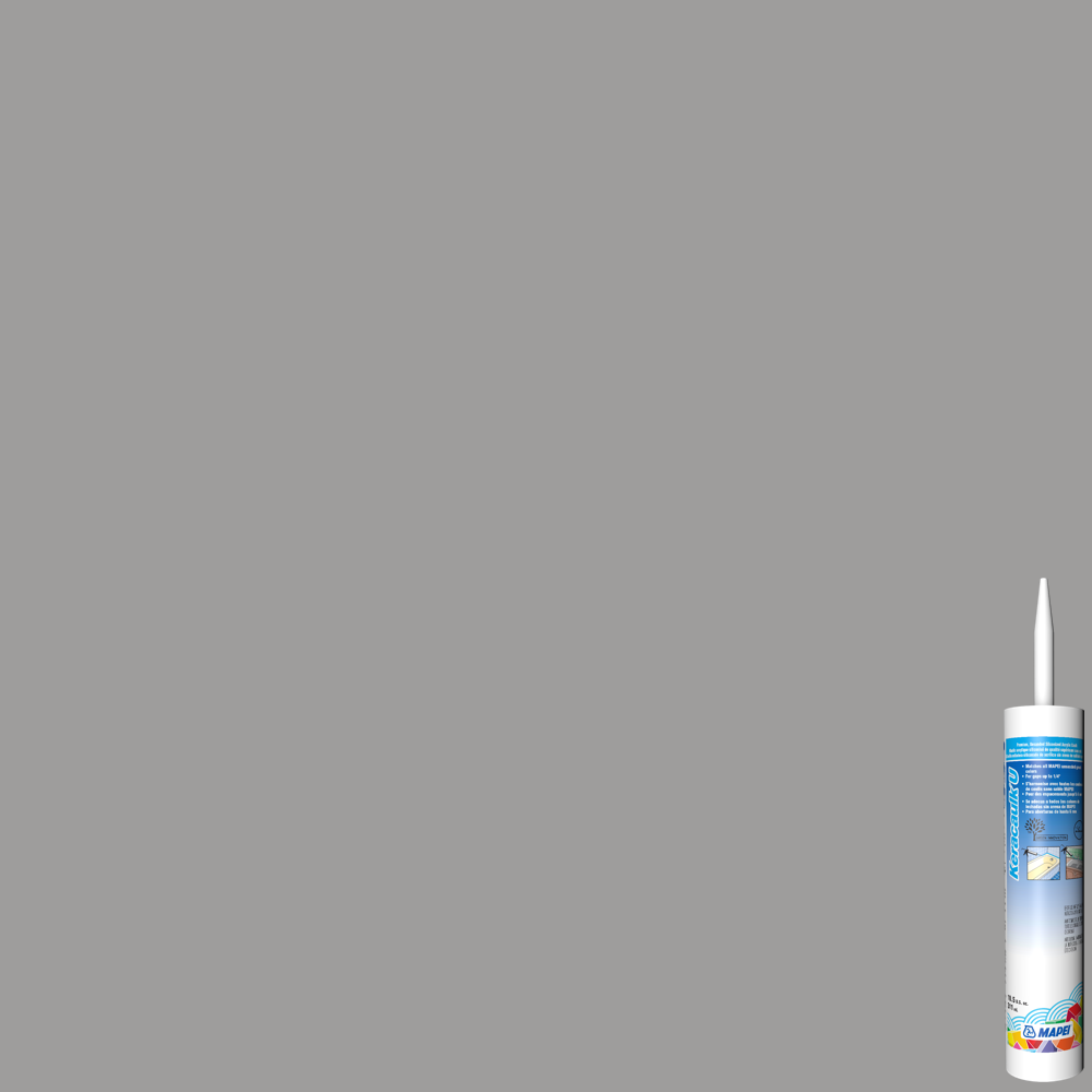 Mapei - Keracaulk U Scellant acrylique siliconisé sans sable #5104 Loup Gris 311 mL