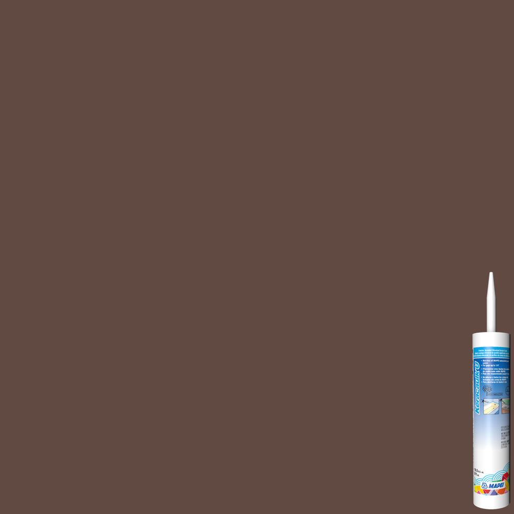 Mapei - Keracaulk U Scellant acrylique siliconisé sans sable #5114 Acajou 311 mL