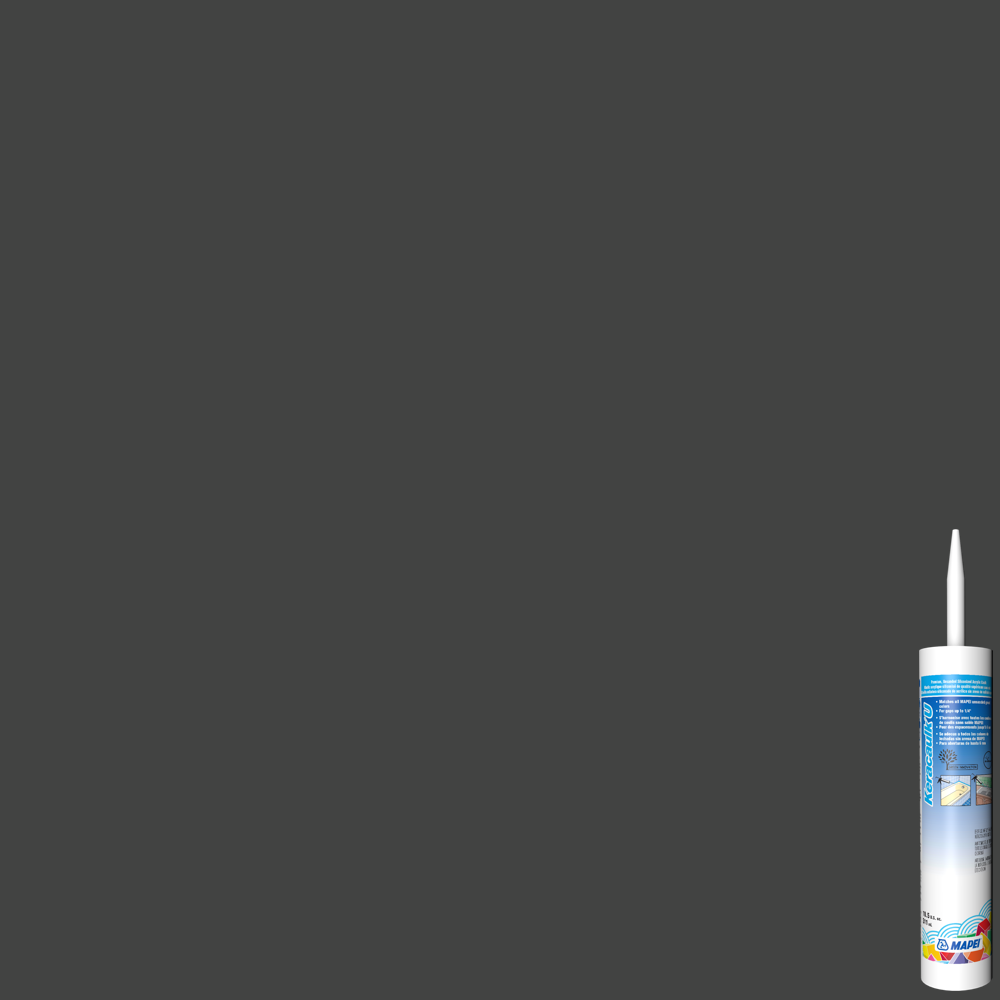 Mapei - Keracaulk U Scellant acrylique siliconisé sans sable #5010 Noir 311 mL