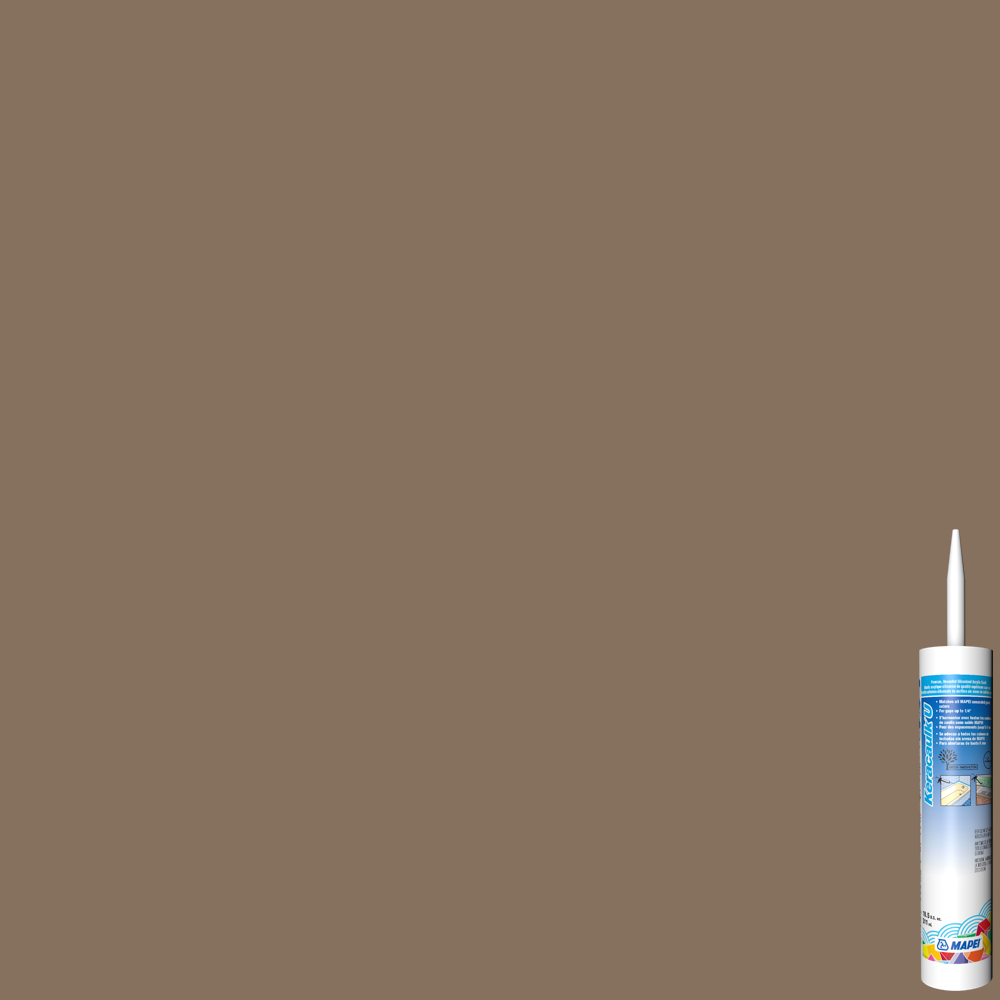 Mapei - Keracaulk U Scellant acrylique siliconisé sans sable #5042 Moka 311 mL