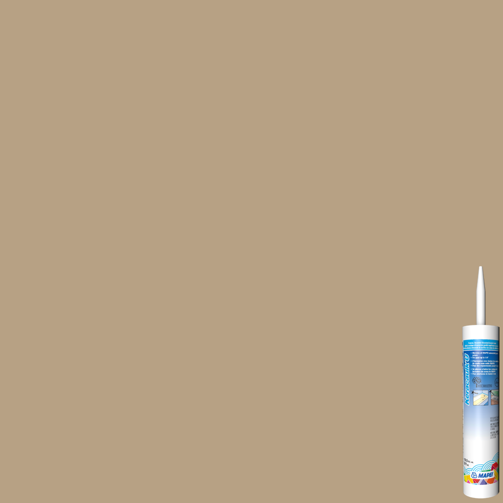 Mapei - Keracaulk U Scellant acrylique siliconisé sans sable #5044 Terre Ambrée 311 mL