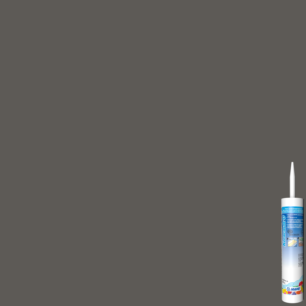 Mapei - Keracaulk U Scellant acrylique siliconisé sans sable #5047 Anthracite 311 mL