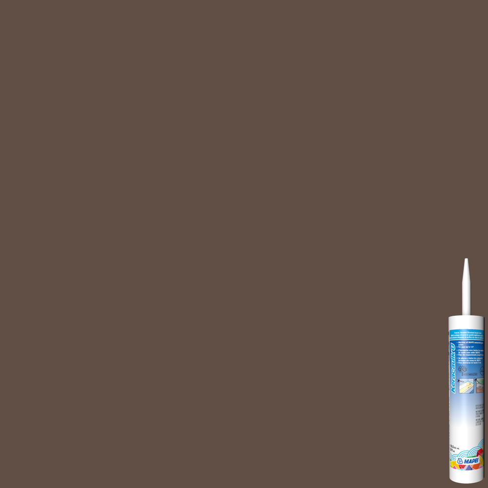 Mapei - Keracaulk U Scellant acrylique siliconisé sans sable #5079 Cacao 311 mL
