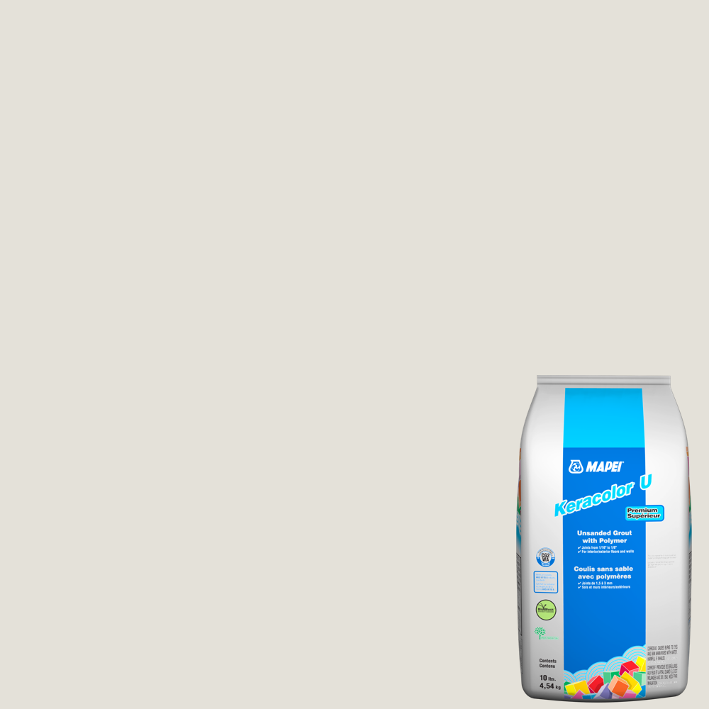 Mapei - Keracolor U Coulis sans sable avec polymères #5220 Coquille d'oeuf 10 lb