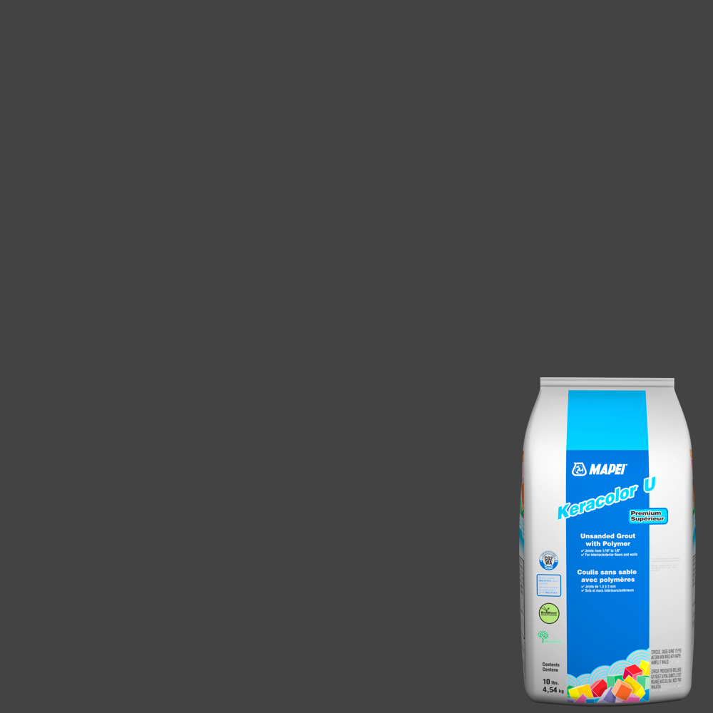 Mapei - Keracolor U Coulis sans sable avec polymères #5010 Noir 10 lb