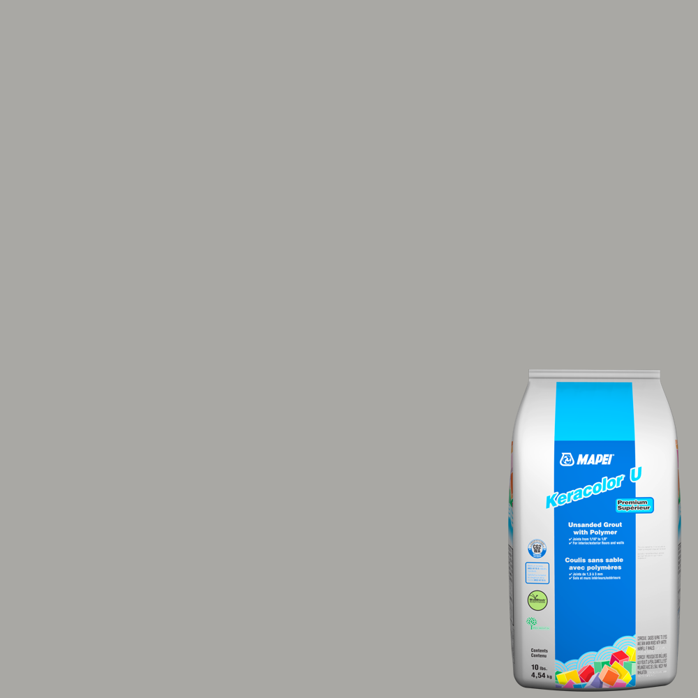 Mapei - Keracolor U Coulis sans sable avec polymères #5027 Argent 10 lb