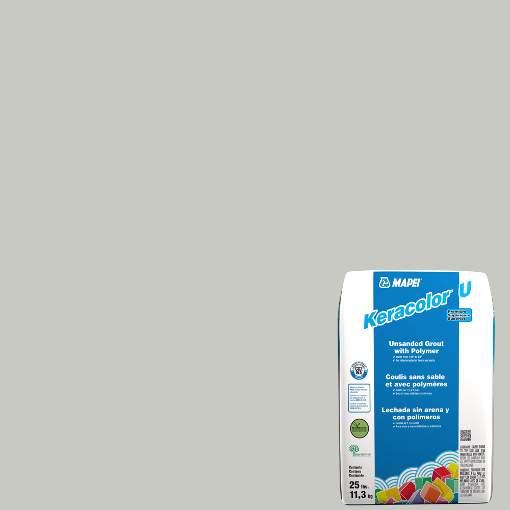 Mapei - Keracolor U Coulis sans sable avec polymères #5093 Gris Chaud 25 lb