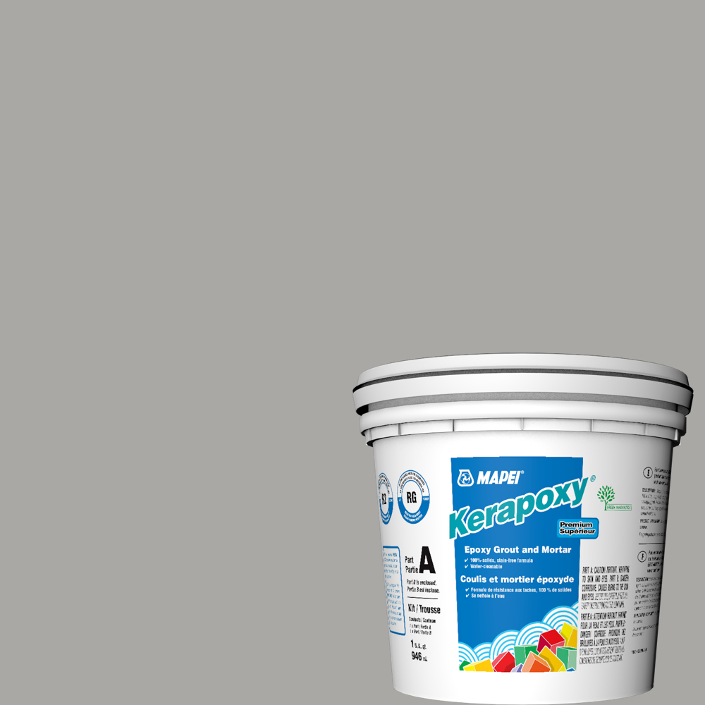 Mapei - Kerapoxy Kit Coulis époxy premium #5027 Argent 946 mL