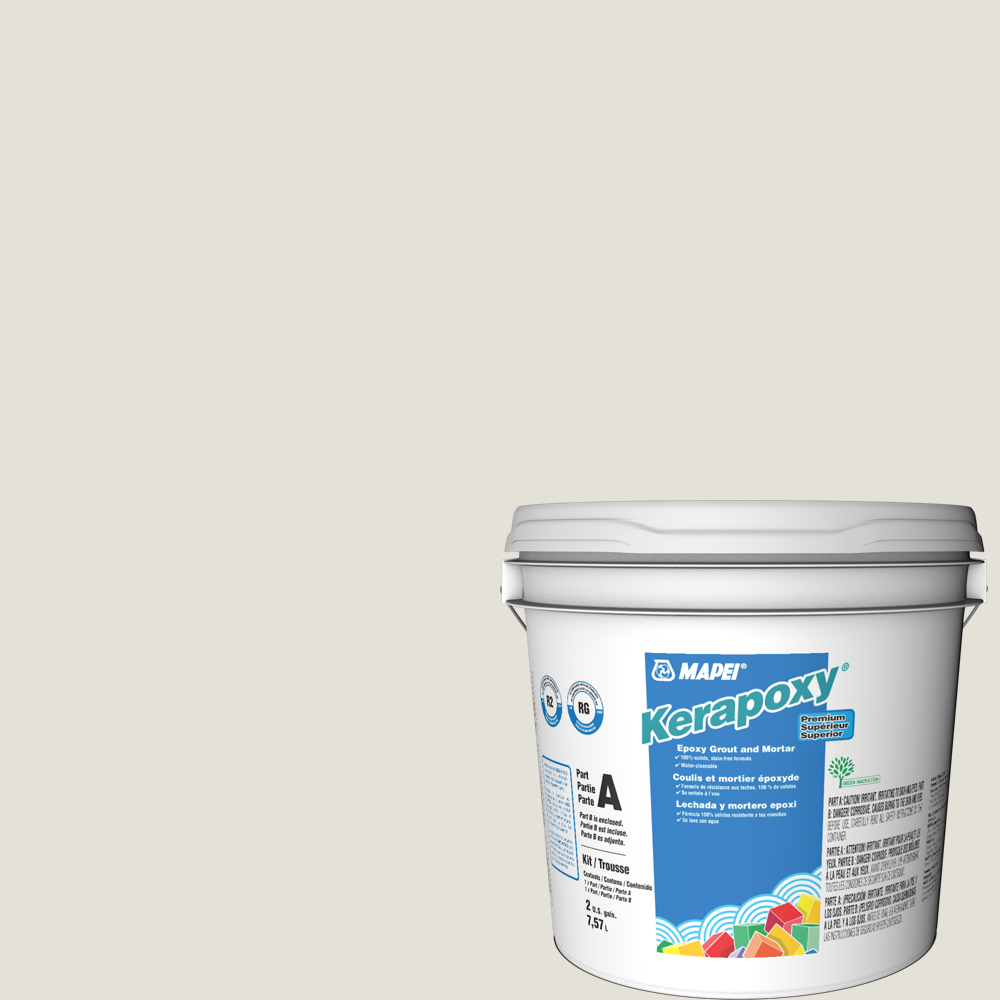 Mapei - Kerapoxy Kit Coulis époxy premium #5220 Coquille d'œuf 7.57 L