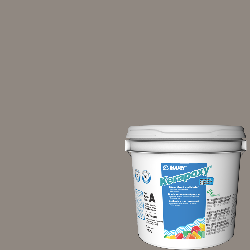 Mapei - Kerapoxy Kit Coulis époxy premium #5002 Étain 7.57 L