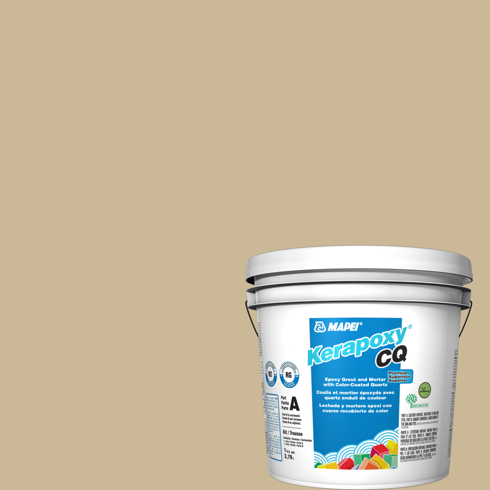Mapei - Kerapoxy CQ Coulis époxy premium avec quartz coloré #5006 Moisson 3.79 L