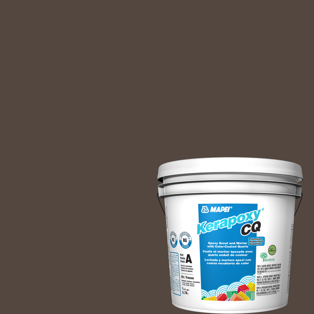 Mapei - Kerapoxy CQ Coulis époxy premium avec quartz coloré #5007 Chocolat 3.79 L