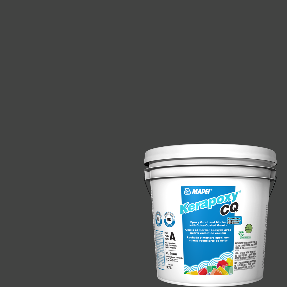 Mapei - Kerapoxy CQ Coulis époxy premium avec quartz coloré #5010 Noir 3.79 L