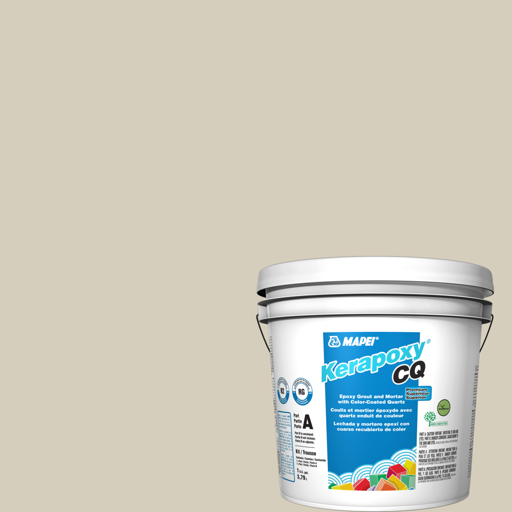 Mapei - Kerapoxy CQ Coulis époxy premium avec quartz coloré #5014 Biscuit 3.79 L