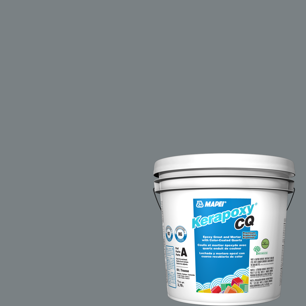 Mapei - Kerapoxy CQ Coulis époxy premium avec quartz coloré #5019 Gris Perle 3.79 L