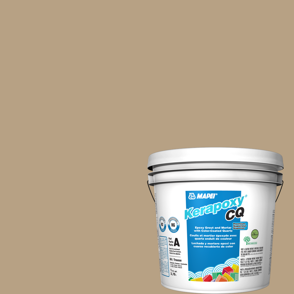 Mapei - Kerapoxy CQ Coulis époxy premium avec quartz coloré #5044 Terre Ambrée 3.79 L