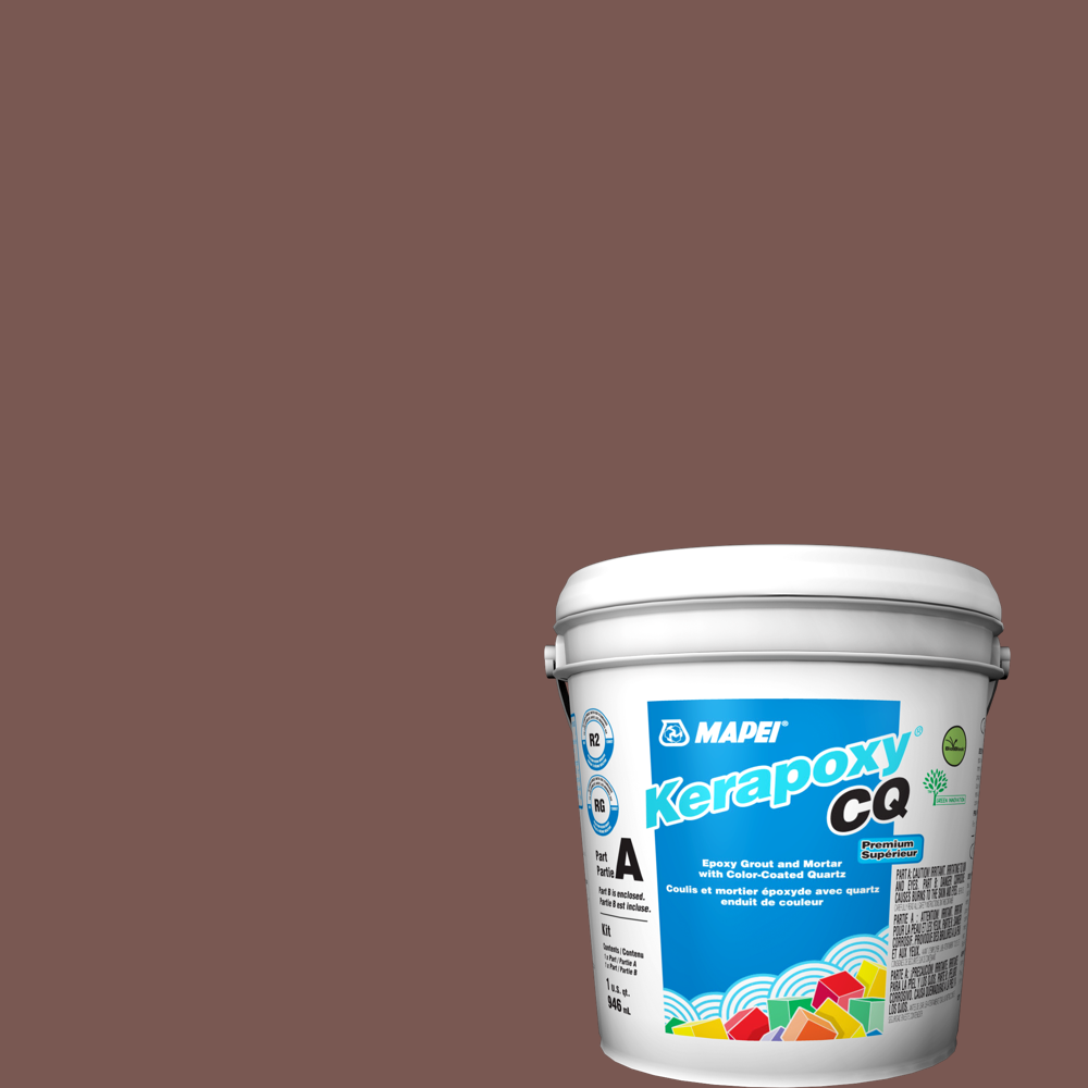Mapei - Kerapoxy CQ Coulis époxy premium avec quartz coloré #5113 Rouge Brique 946 ml