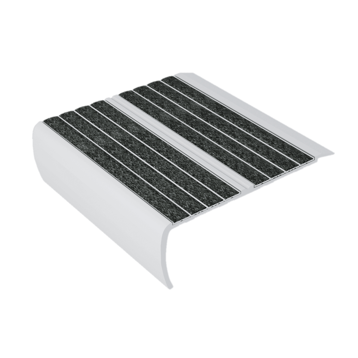 Kinesik - Ecoglo RF5-N30 Nez de marche à angle droit avec bandes antidérapantes noires 5.5" (vendu en pied linéaire)