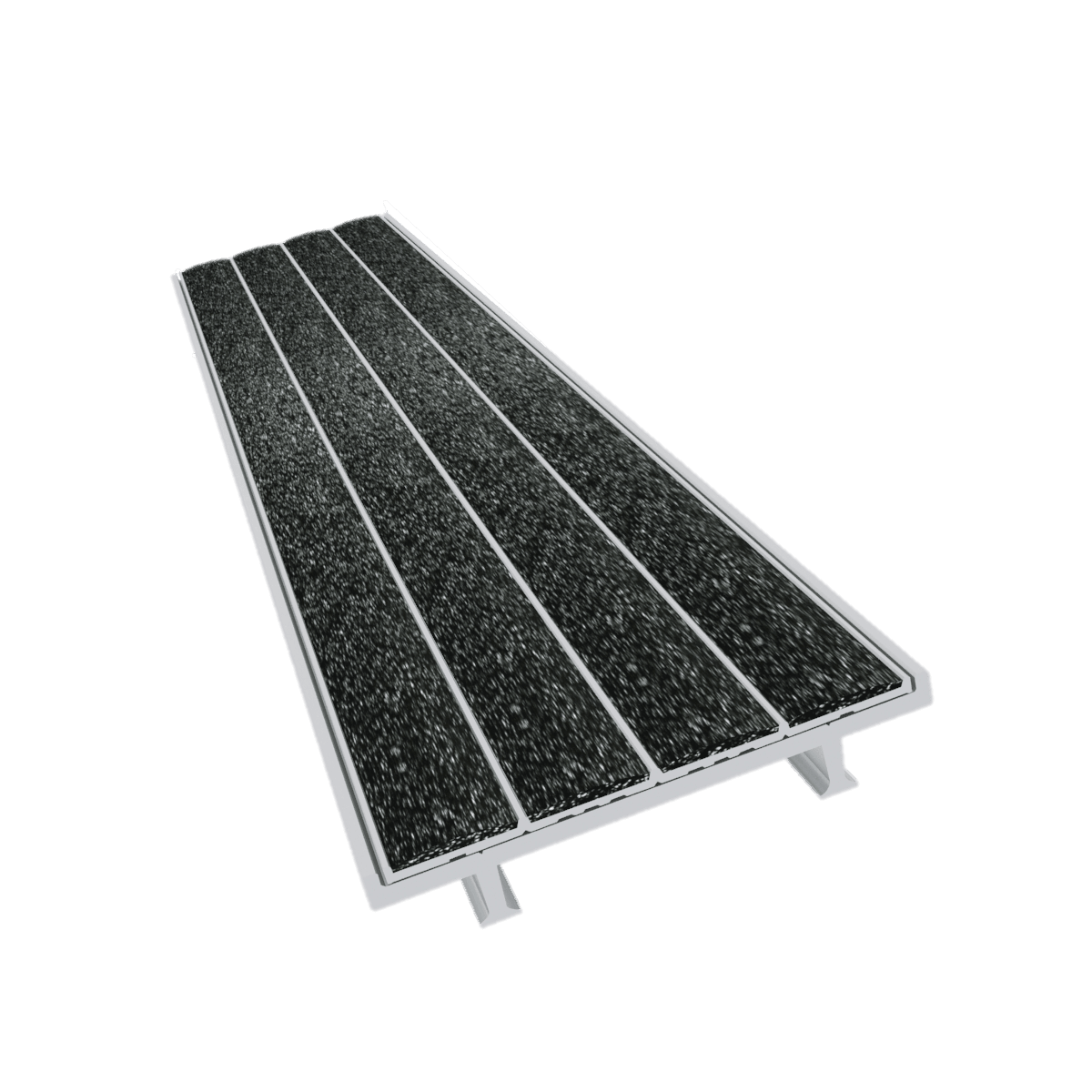 Kinesik - Ecoglo S1-N30 Nez de marche à encastrer avec bande antidérapante noire 2.1" (vendu en pied linéaire)