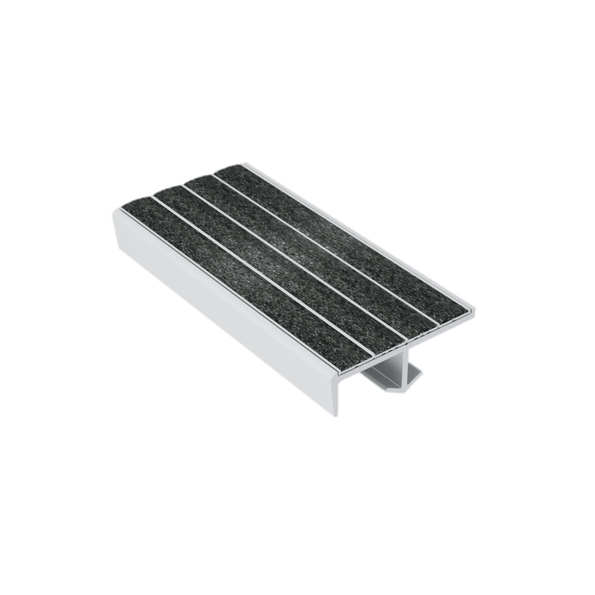 Kinesik - Ecoglo S2-N30 Nez de marche à encastrer avec bandes antidérapantes noires 2.2" (vendu en pied linéaire)