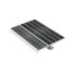 Kinesik - Nez de marche intégré Série S3 aluminium anodisé #S3070 noir avec insertion antidérapante #N3070 noir 2" (vendu au pied linéaire)