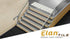 Kinesik - Tuile tactile Elan Tile avec barres Gris Raffiné 12" x 12"