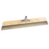 Kraft Tool - Lisseur en acier inoxydable à cadre en bois avec support fileté 24"