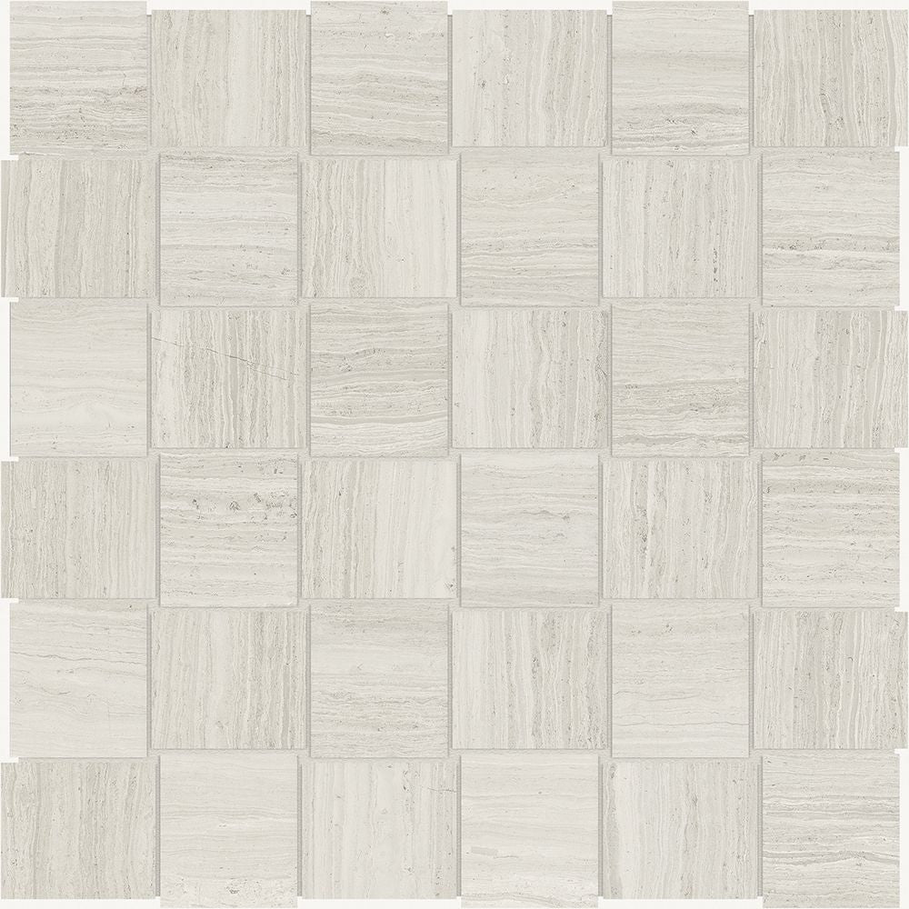Anatolia Céramique mosaïque Mayfair Strada Ash Basketweave - 2" x 2" ||4501-0142-1 / 4501-0131-1