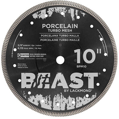 Lackmond - BEAST Pro Lame au diamant Mesh Turbo - 10"