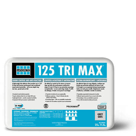 Laticrete - 125 Tri Max Adhésif d'isolation acoustique et de fissures 25 lb
