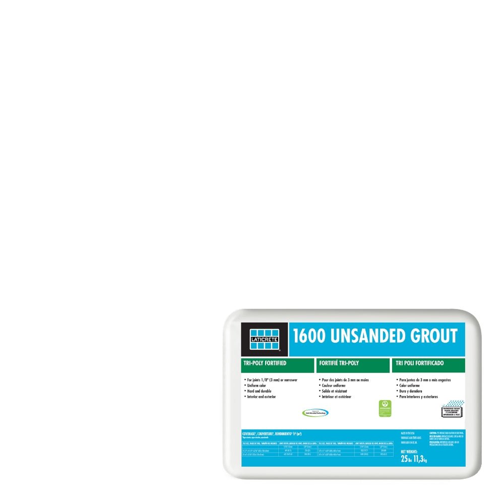 Laticrete - 1600 Coulis sans sable #44 Bright White 25 lb