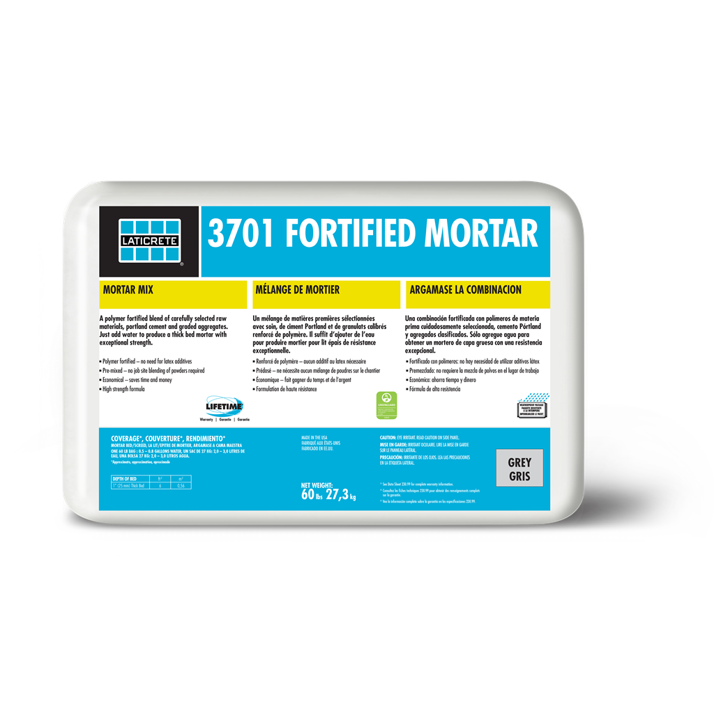 Laticrete - 3701 Lit de mortier renforcé 2000 lb