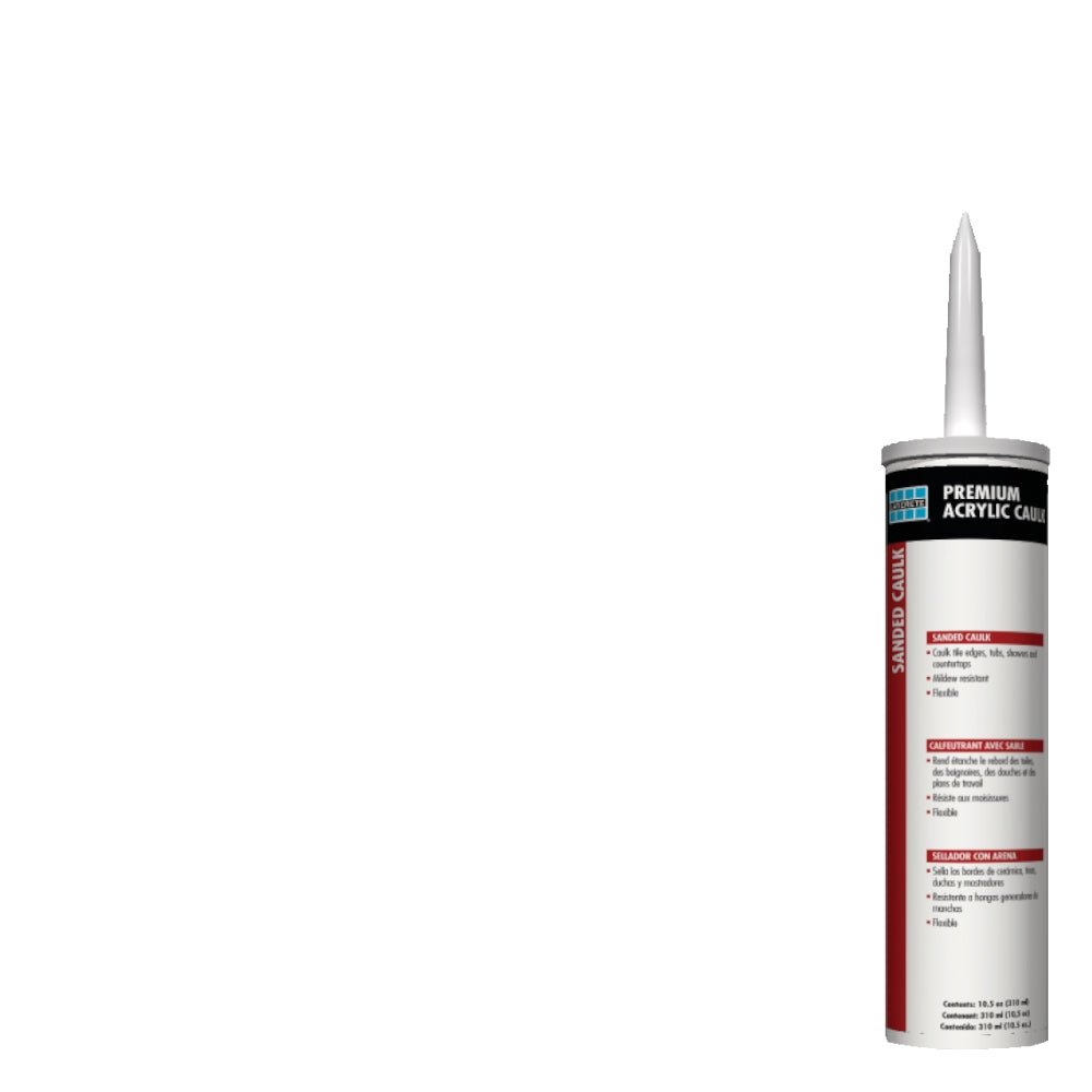 Laticrete - Calfeutrant acrylique Supérieure avec sable #44 Bright White 10.5 oz