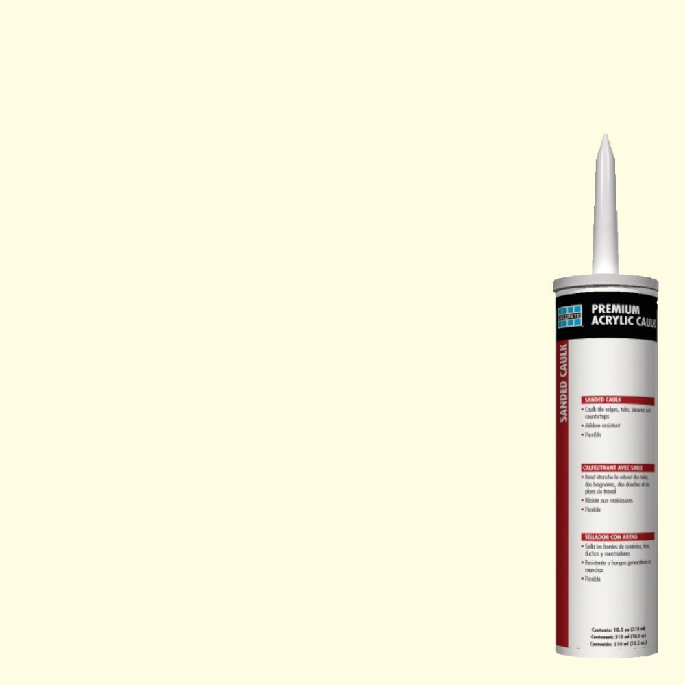 Laticrete - Calfeutrant acrylique Supérieure avec sable #85 Almond 10.5 oz