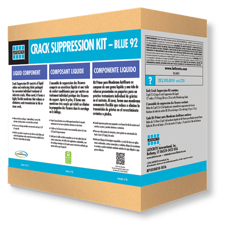 Laticrete - Ensemble de suppression des fissures Blue 92