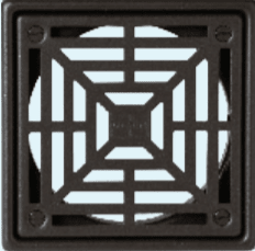 Laticrete - Hydro Ban Grille en bronze huilé 4" x 4"