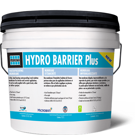 Laticrete - Hydro Barrier Plus Membrane d'étanchéité 1 gal