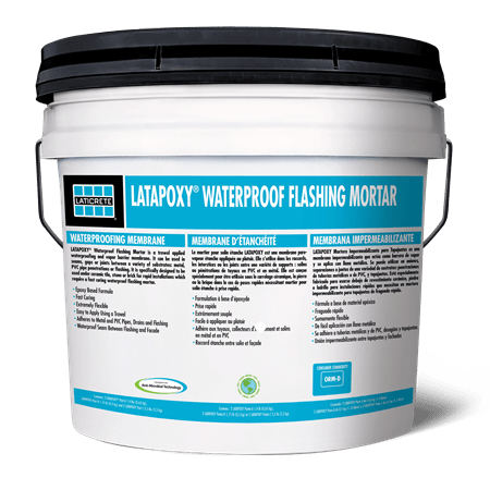 Laticrete - Latapoxy Mortier pour solin étanche Blanc Ensemble 3.5 gal