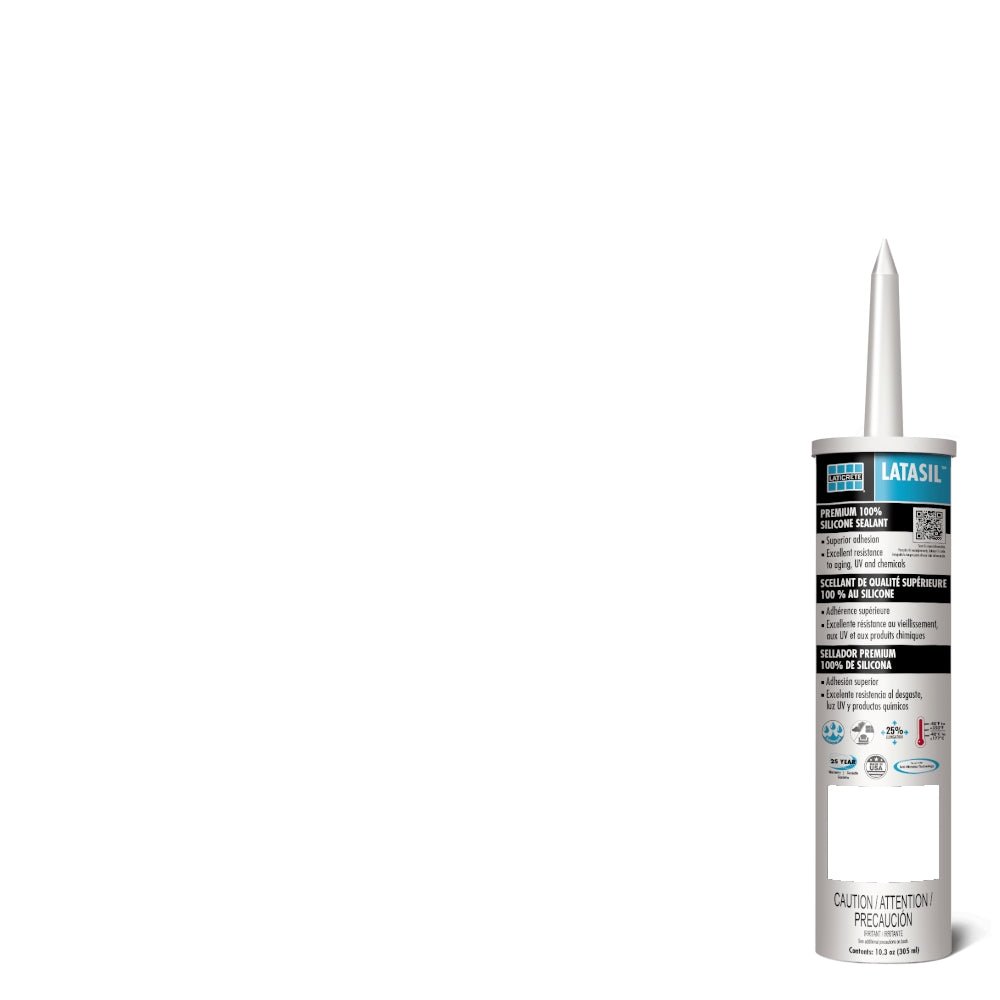 Laticrete - Latasil Scellant à base de silicone #44 Bright White 305 ml