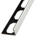 Laticrete - LS5 Profilé de bordure en L acier inoxydable (V2) brossé 1/2" 3/16" (5 mm) x 8' 2-1/2"